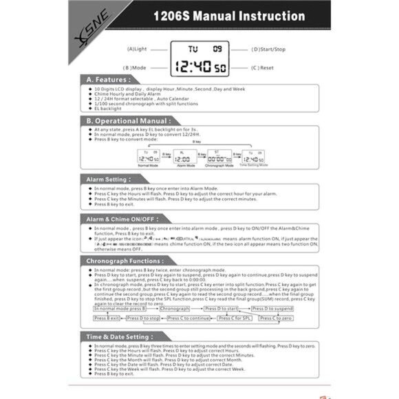 Ultra-Thin Minimalist Sports Waterproof Digital Watches Men with Wide-Angle - Picture 6 of 7